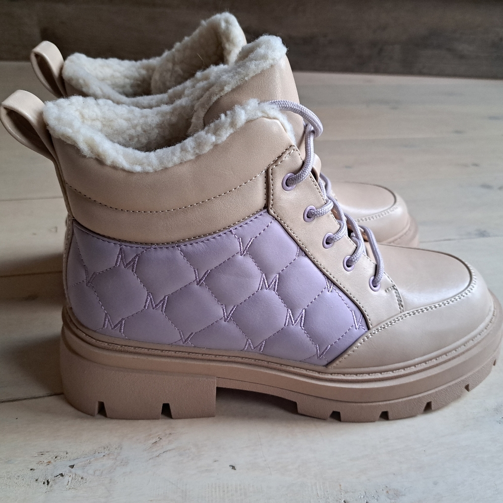 Friella Quilted Lace-Up Boot - New w/t box